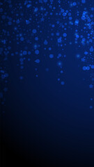 Magic stars sparse Christmas background. Subtle fl