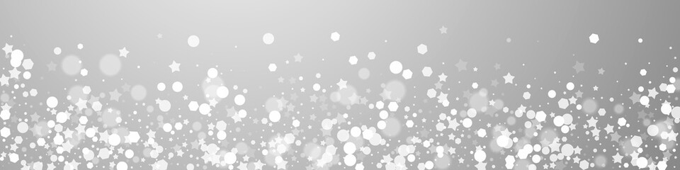 Magic stars sparse Christmas background. Subtle fl