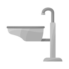 Vector design of sink and basin icon. Web element of sink and wash vector icon for stock.