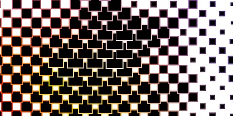 Fototapeta premium Light Blue, Yellow vector backdrop with rectangles.