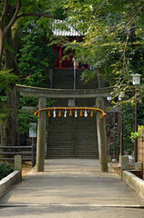 Obraz premium 仙波東照宮・石鳥居