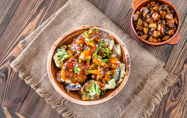 Asian fried cauliflower