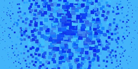 Light BLUE vector template in rectangles.