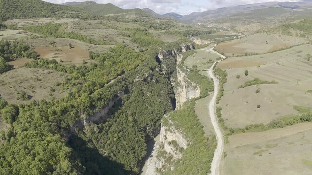 Aerial, Osum Gorge, Albania