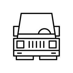 illustration of a car icon vector