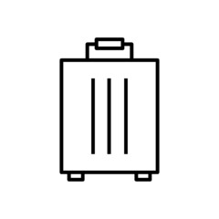 suitcase icon vector illustration