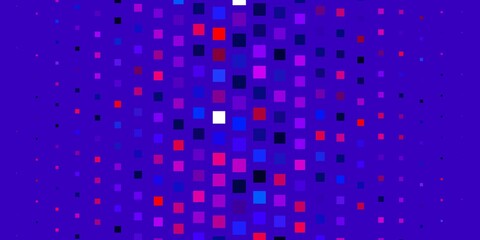 Light Blue, Red vector background with rectangles.