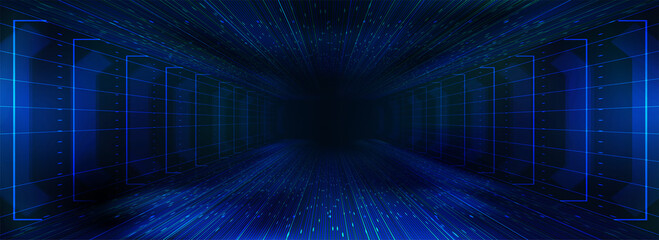 Virtual reality. Futuristic VR Head-up Display Design. Sci-Fi Helmet HUD. Future Technology. Hi tech future design. Vector illustration