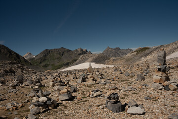 the surprising valley of the kernes in the vanoise massif in tarentaise not far from the peclet polset hut