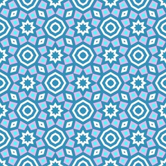 Blue pattern, simple texture for young boy invitation card, beautiful flat geometric, floral cover background