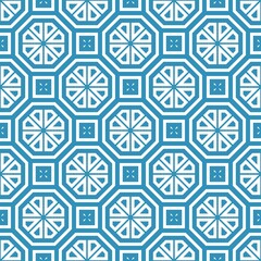 Blue pattern, simple texture for young boy invitation card, beautiful flat geometric, floral cover background