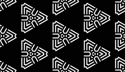 Vintage, retro pattern, texture with geometric form