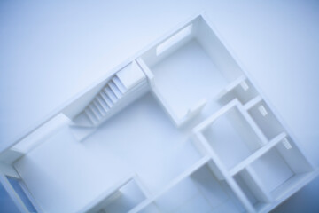 家の模型の間取り