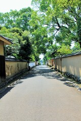 Fototapeta premium 杵築市の城下町の街並み