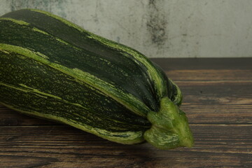 zucchini on a wooden table