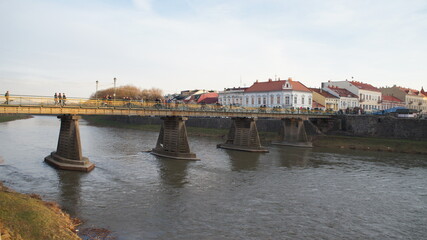 western ukrainian architecture in  city of Uzhgorod 