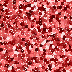 Glitter seamless texture. Admirable red particles.