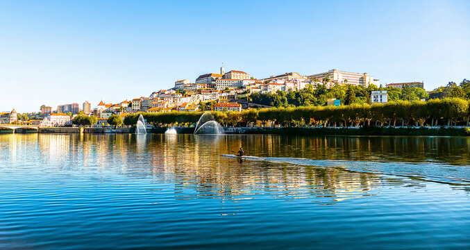 Canoagem no rio Mondego em Coimbra
