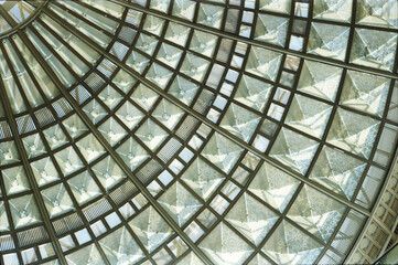 glass roof structure
