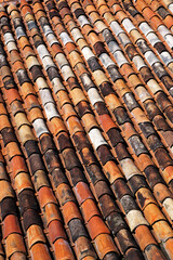 Roof tiles in Ouro Preto, Minas Gerais, Brazil