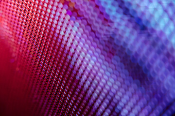 CloseUp LED blurred screen. LED soft focus background. abstract background ideal for design.