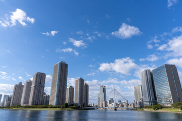 Naklejka premium 隅田川散策