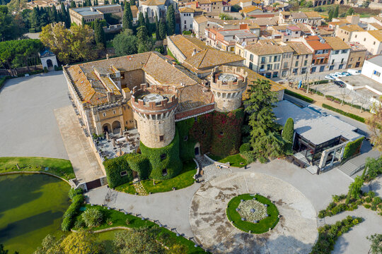 The Peralada castle is located in Peralada Spain. It was originally build in IX.