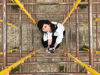 child on playground