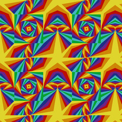 abstract design for decoration with the colors of the rainbow