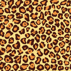 Seamless pattern the skine of a leopard