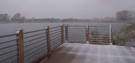 Deck on the water