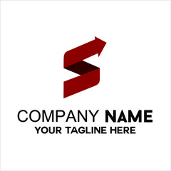 letter s red arrow