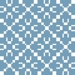 Vector geometric tribal ornament seamless pattern background