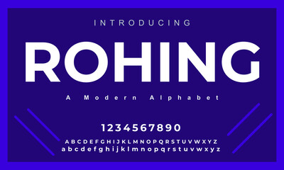 Rohing font. Elegant alphabet letters font set. Classic Gold Lettering Typography Fonts regular uppercase and number. vector illustration