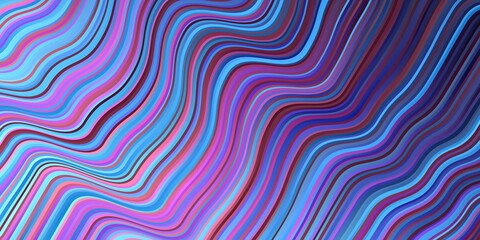 Dark Blue, Red vector template with curves.