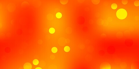 Light orange vector layout with circle shapes.