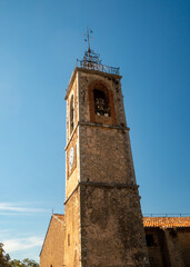 Fototapeta premium Medieval church in Provence in summer