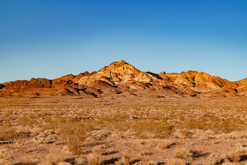 USA, CA, Death Valley National Park, October the 31 2020, scenic  view. Dante Peak.