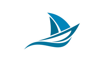 sea ship vector logo