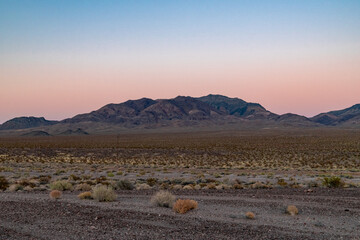 USA, CA, Death Valley National Park, October the 31 2020, scenic  view. Dante Peak.