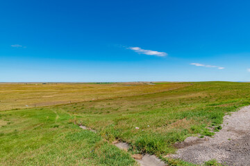 USA, North Caroline, September 2020, landscape view on the interstate.