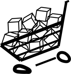 carrito de compras lleno