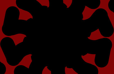 Abstract background filled with two colours.