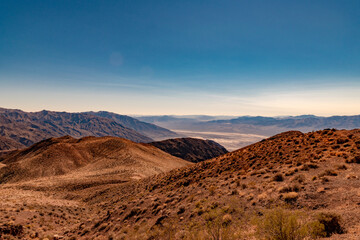 USA, CA, Death Valley National Park, October the 31 2020, scenic  view. Dante Peak.