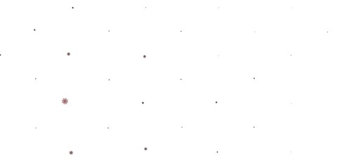 Light Red vector natural layout with flowers.