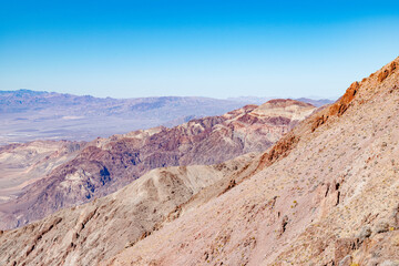 Naklejka premium USA, CA, Death Valley National Park, October the 31 2020, scenic view. Dante Peak.