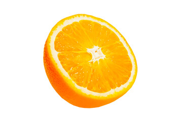 Citrus fresh fruits isolated, juicy ripe orange still life