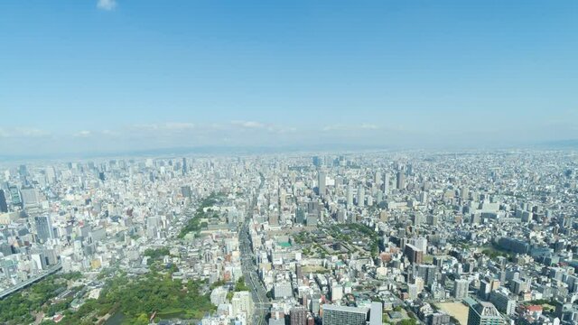 大阪　空撮風 タイムラプス 2020年