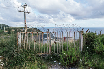 Nuclear power plant in Lemoniz, Spain