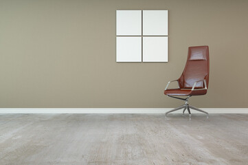3d rendering interior scene